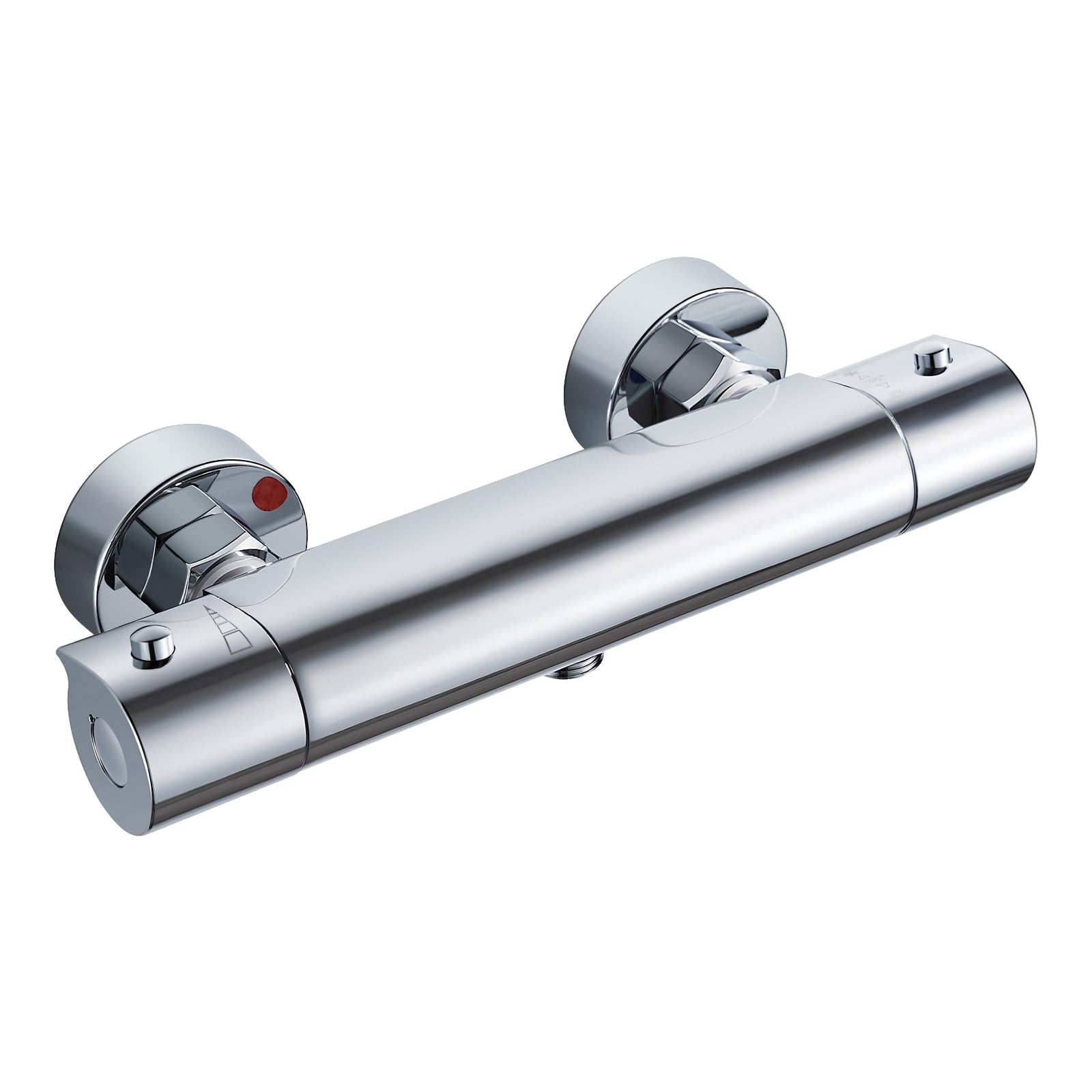 Thermostatic Shower Mixer Bar Chrome, Thermostatic Shower Mixer Valve Anti Scald, Modern Shower Mixer Tap Wall Mounted, Hot & Cold Water Constant
