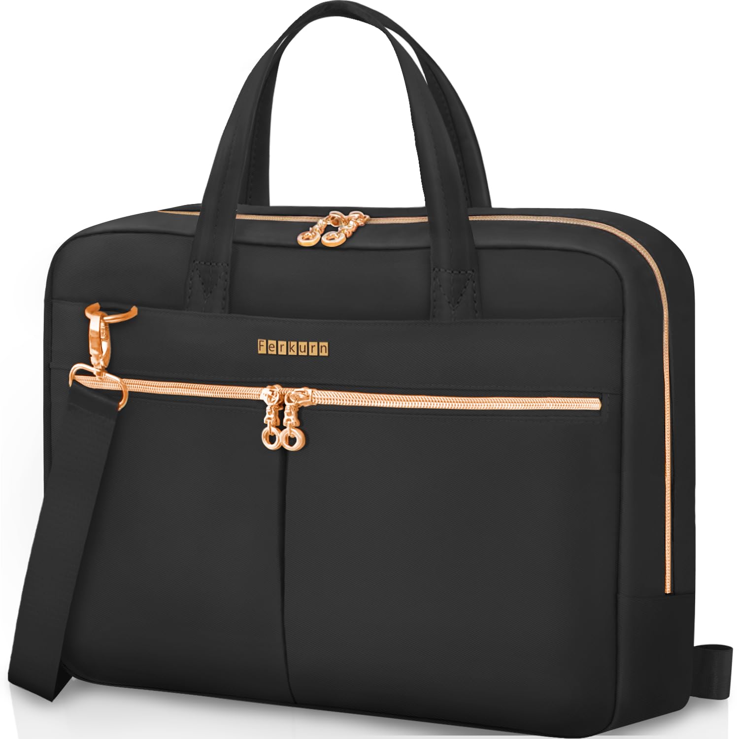 Ferkurn Laptop Bag Case 15 15.6 16 inch Briefcase for Women Men Compatible with 15"/16" MacBook Pro/Air M3/M2/M1, 15" Surface Laptop 6/5/4 Book 3/2,