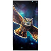 YISUMEI Flying Owl Beach Towels for Adults Extra Large 180 x 90 cm, Microfibre Quick Dry Towel for Travel Swimming Camping Sports
