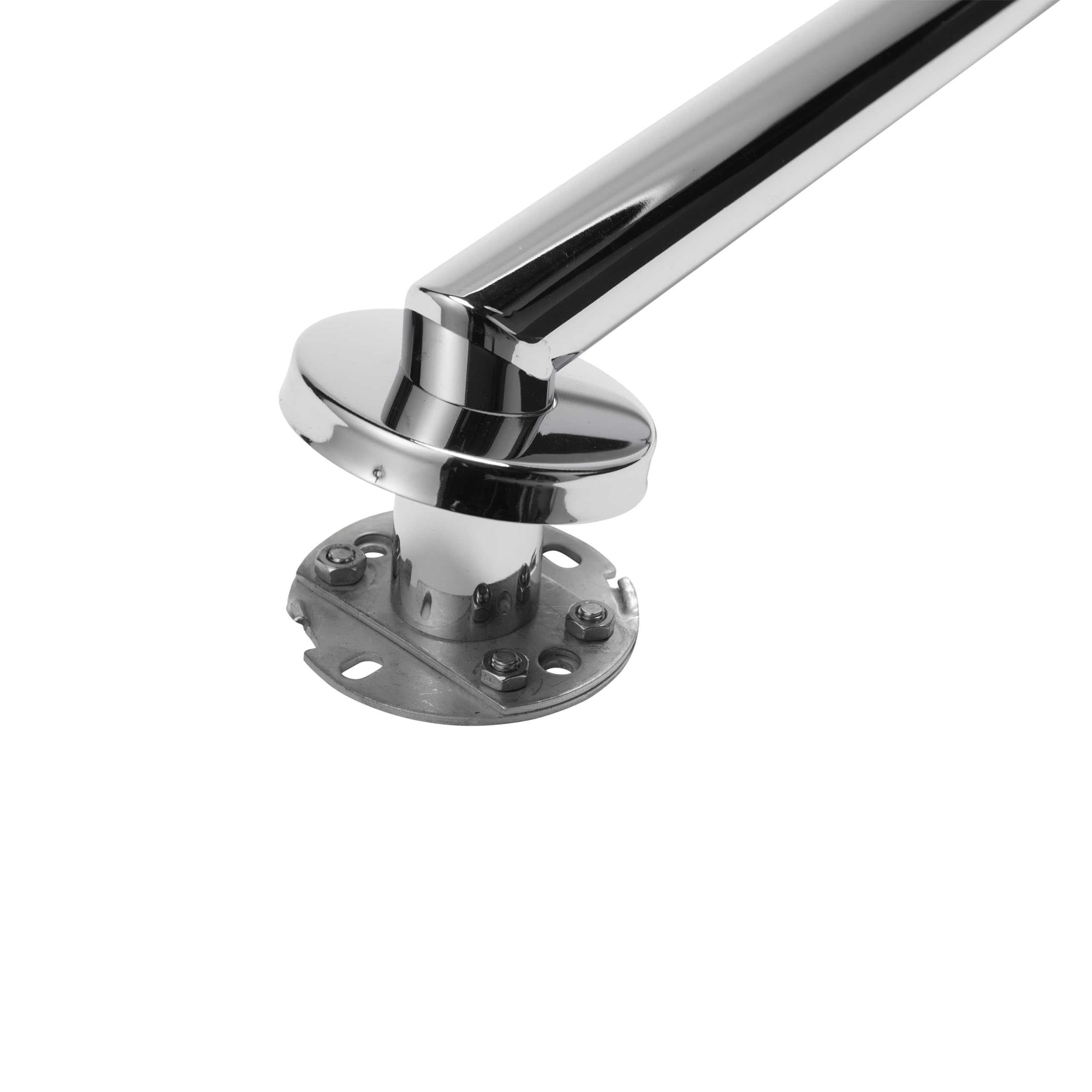 Croydex Modern Angled Safety Support Rail Stainless Steel Grab Bar for Bathroom, Chrome