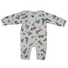 Powell Craft Baby Boys Cotton Nautical Jumpsuit/babygrow. white