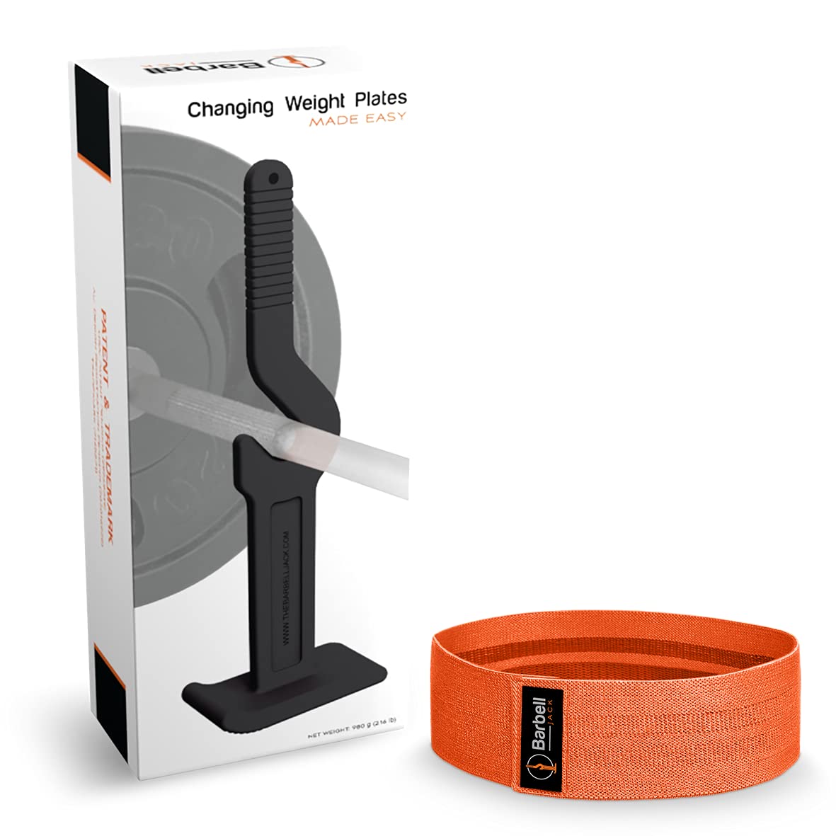 Barbell Jack | Optimise your Workout, Reduce Injury Risks, Quality Single Deadlift Jack, Gymbag Essential. Lifts 250 kg (550 lb) | Resistance Band