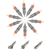 ATOMUS 30pcs Tattoo Cartridge Needles 7RS 9RS 11RS for Pen Shader Pattern - Disposable Sterilized Round Shader for Rotary Machine Supplies