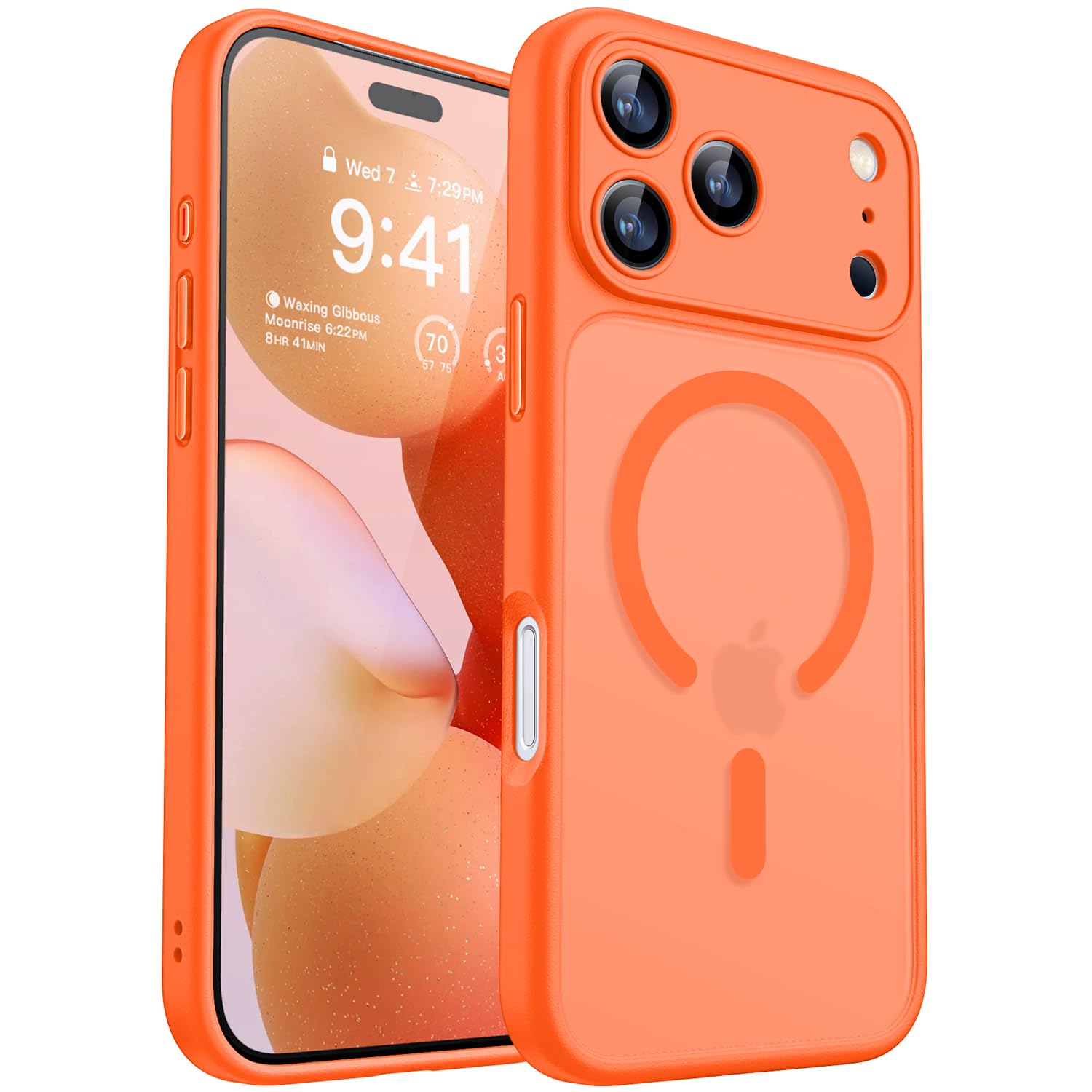 CANSHN Magnetic for iPhone 17 Pro Max Case(6.9"), Upgraded [Full Camera Protection] [Compatible with Magsafe] [Translucent Matte] Shockproof