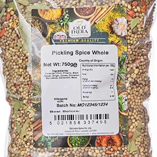 Old India Pickling Spice Whole 750 g
