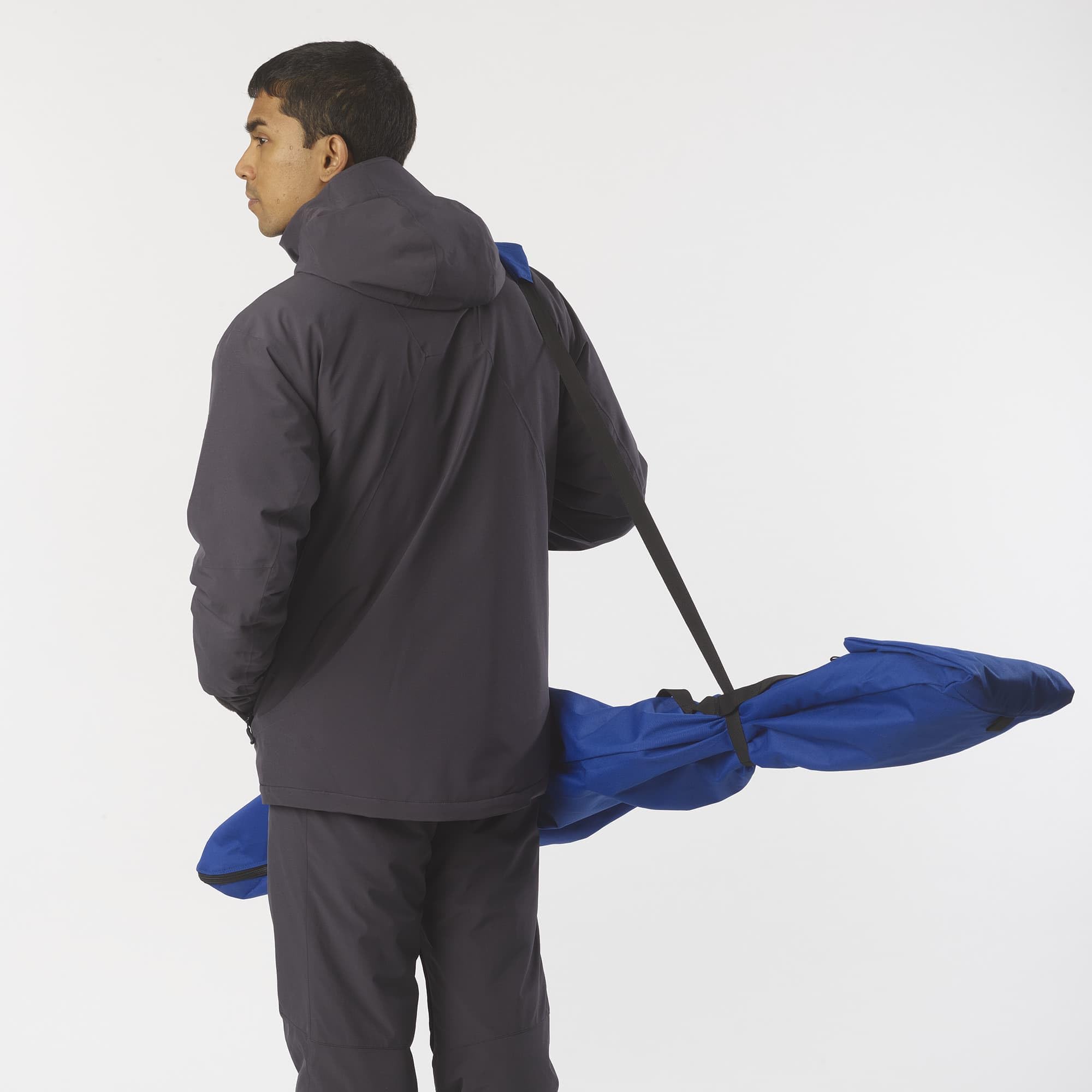 Salomon Original 1 Pair 160-210 Unisex Ski bag, Adjustable design, Easy storage, and Durable performance, Blue, One Size
