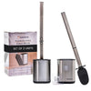 Erreke Set of 2 Silicone Toilet Brush, Toilet Brush, with Anti-Fingerprint Holder, Easy Wall Mounting, SS410 Stainless Steel, Hygienic, Flexible and