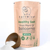 SaltWise Salicornia (Samphire) White Salt | 50% Less Sodium Plant-Based Salt Substitute | Natural Mineral Sea Salt Alternative | Vegan, Non-GMO, No