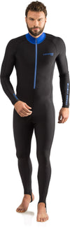 Cressi Men's 1mm One piece wetsuit Skin, Black Blue, XL/5