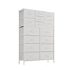 CAIYUN Chest of Drawers,Dresser for Bedroom with 15 Drawers,Fabric Dresser with Wood Top and Large Storage Space, Easy to Assemble, for Bedroom