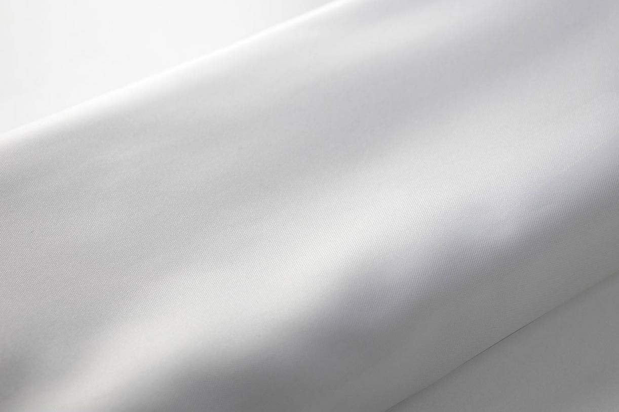 WG WHITE ANTI-BACTERIAL FABRIC SHOWER EXTRA LONG AND EXTRA WIDE AND EXTRA SHORT CURTAIN WITH WEIGHTED HEM - VARIOUS SIZES - MACHINE WASHABLE (180 CM