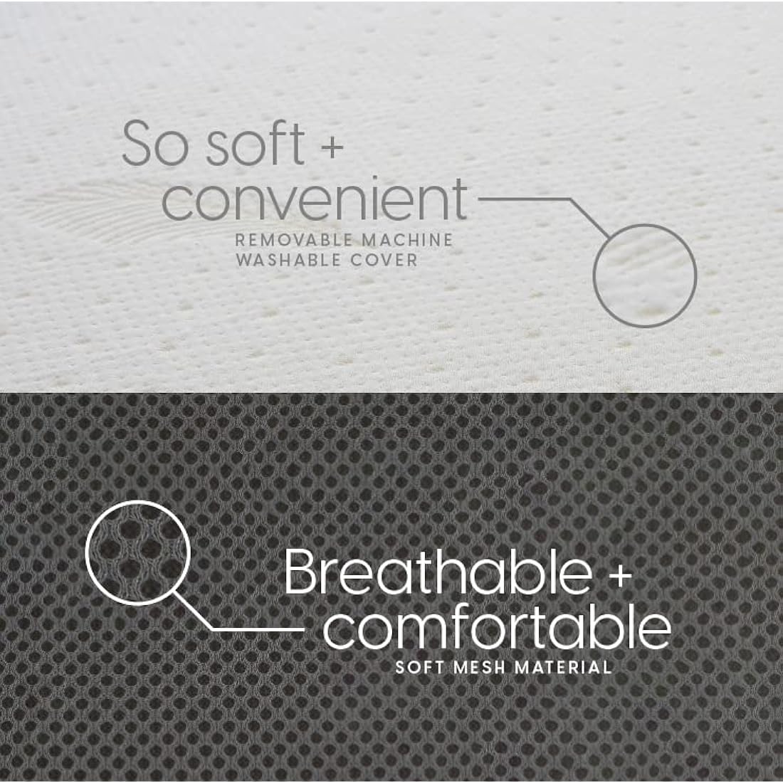 Milliard Premium Floor Futon Mattress, Thick Folding Mattress for Dormitories and Guests, Washable and Non Slip Cover, Support and Pressure Relief (Single Folding Mattress)