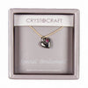 Crystocraft Necklace with Heart Charm-Our Special Bridesmaid