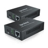 ipolex 1.25G Gigabit Ethernet SFP to RJ45 Fiber Media Converter, 10/100/1000M RJ45 to 1000M SFP Slot, Fiber to Ethernet Converter, Supports