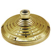 ANLEY Floor Stand Base For Indoor Flagpoles, Compatible with 1 Inch (2.54cm) Diameter Flag Pole - Gold