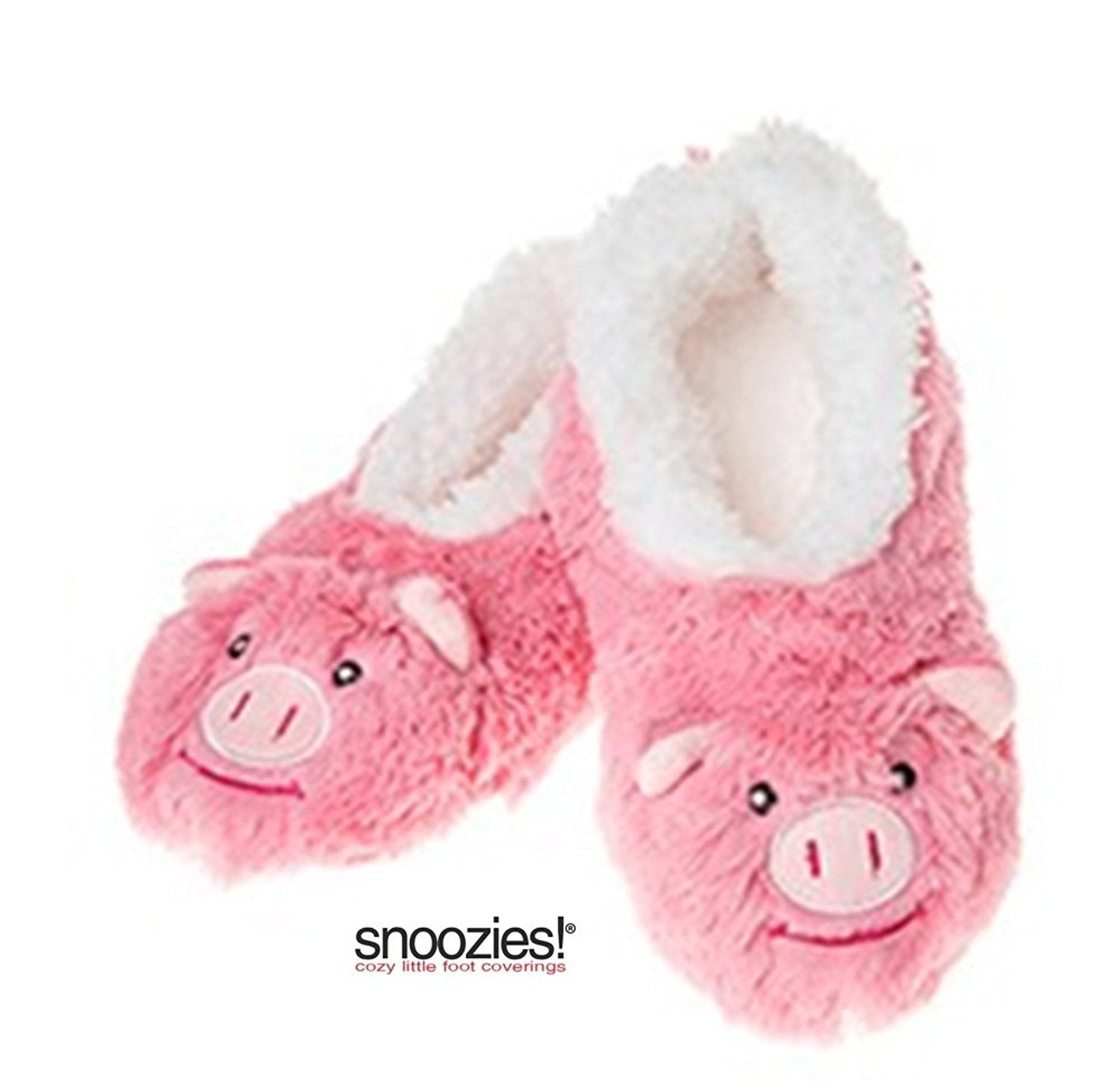 Childrens Animal Snoozies Soft Sherpa Fleece Fluffy Slippers