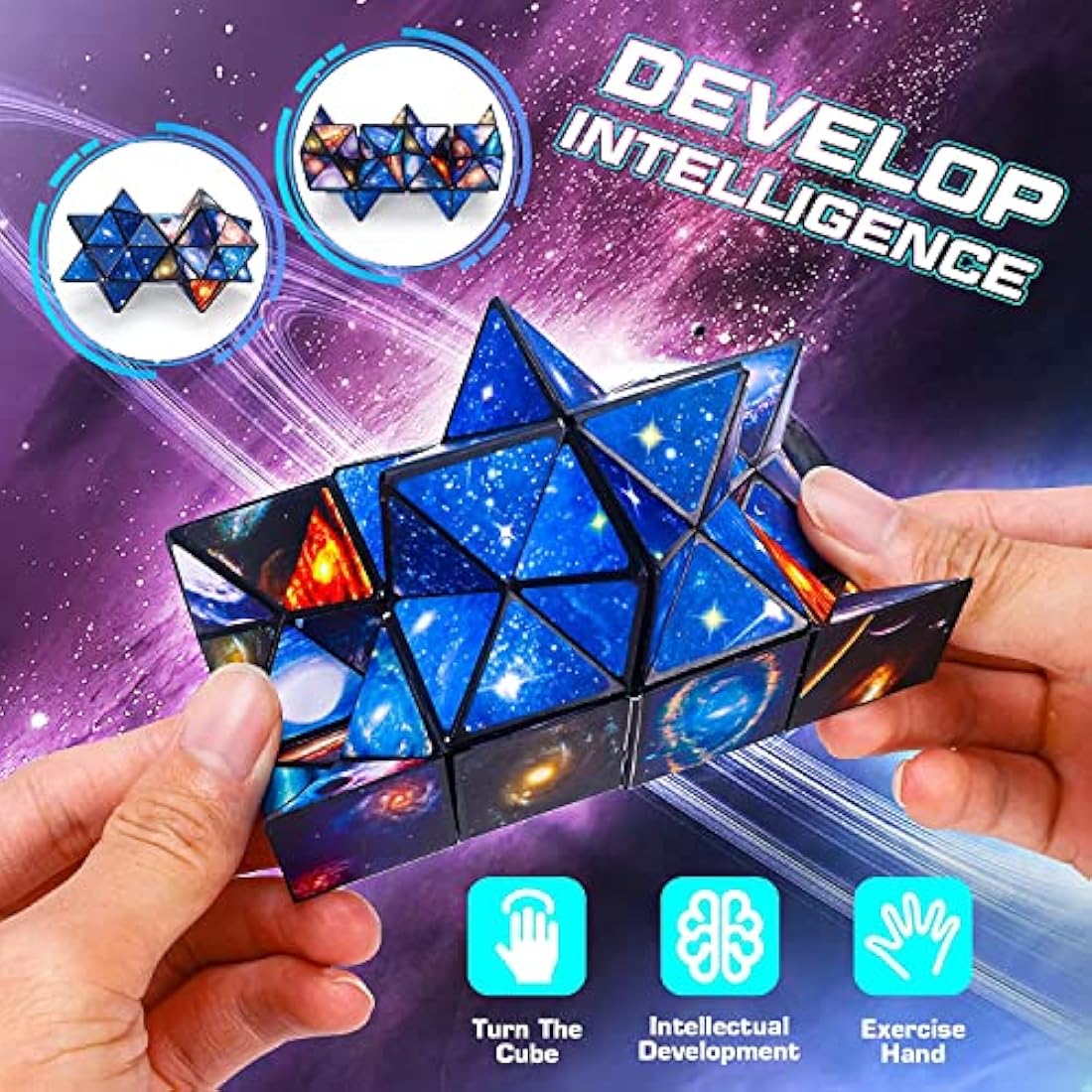 Boys Toys Age 7 8 9 10, Kids Educational Fidget Toy Gifts for 5-10 Year Old Boy Girls Birthday Presents Sensory Toys for Autism Infinity Cube Puzzles Games for Kid Girl Age 6-11 Teen Adult Fidget Cube