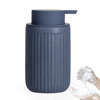 Autumnlife Ceramic Foaming Soap Dispenser - 12oz Matte Blue Foam Hand Soap Dispenser Bathroom, Ceramic Dish Soap Modern Dish Soap Dispenser with Pump