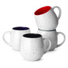 LIFVER 21 Oz/620 ml Coffee Mugs Set of 4, Large Ceramic Coffee Cups with Large Handles for Milk, Tea, Hot Cocoa, Christmas Thanksgiving Housewarming