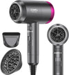 CONFU 1800W HairDryer for Men, Ionic Hair Blow Dryers, Lightweight Hair Dryer with Cool Shot Button & Diffuser & Concentrator for Travel Salon Home