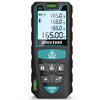 Laser Measure 100M/328ft,RockSeed Digital Laser Distance Meter with 2 Bubble Levels,Portable Laser Rangefinder M/in/Ft Unit Switching Backlit LCD and