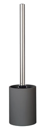 Ridder Touch Toilet Brush, Poly Resin, Anthracite, 8.5 x 8.5 x 37 cm