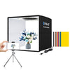 PULUZ Mini Light Box Photography, 25cm Portable Folding Mini Photo Studio Box Tent kit with 104pcs LED Lights CRI ?97+6 Kinds Double-sided Colors