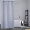 Furlinic Blue Grey Shower Curtain Mould Proof Resistantand Waterproof Washable Polyester Fabric Bath Curtains with Weight Tape 8 Hooks for Wetroom