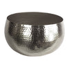 Leaf Large Straight Edge Hammered Metal Bowl, Silver, 32 x 20 cm LEAF-7306B
