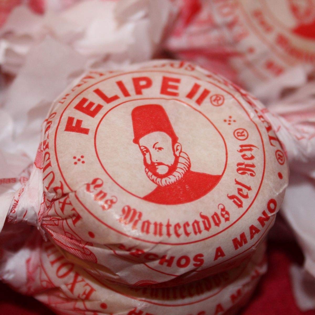 Mantecados Felipe II - Exquisite Handmade Butter Cat, Presentation 1 Kilo - Great Product - Philipe II Butter the Best in the World