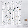 AceList Shower Curtain 180x200 cm, Anti-Mould Bath Curtain, Waterproof, Washable, Weighted Hem with 12 Shower Curtain Rings