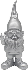 Lesser & Pavey Gnomes Behaving Badly Silver Figurines Statues For Home Decor | Ideal Ornaments Friendship Gifts For Women & Men | Lovely Table Centerpiece & Living Room Accessories