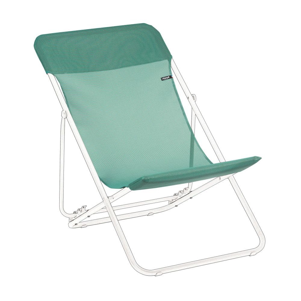 LAFUMA MOBILIER Batyline Canvas for Maxi Transat Deckchair, Width: 58 cm, Colour: Chlorophylle, LFM2655-9266