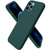 ORNARTO Compatible with iPhone 12 Case 6.1 and iPhone 12 Pro Case, Slim Liquid Silicone 3 Layers Full Covered Soft Gel Rubber Case Cover 6.1