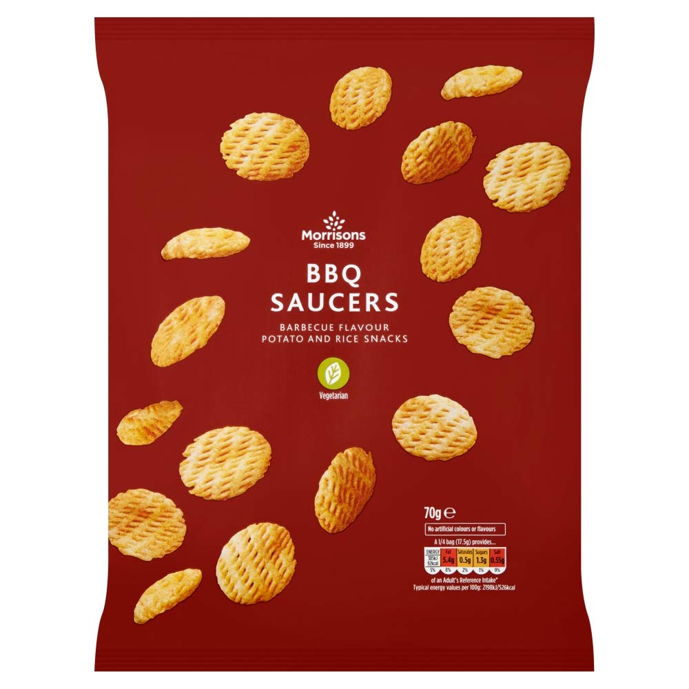 Morrisons BBQ Saucers 70 g x 12