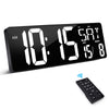 XREXS 16.5 Inch Digital Wall Clock Large Display, Auto-Dimming, Large Timer Clock, Large Digital Wall Clock for Home, Gym, Office and Classroom