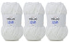 Hello Love - Baby Blanket Yarn 300g - White