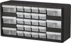 Akro-Mils 10126 26-Drawer Plastic Drawer Storage Cabinet for Garage Organization, Lego Storage, Teacher Toolbox, Makeup Organizer, and More, 50.8 cm W