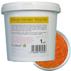 Trustleaf 1kg, 2.2lbs Tub of Orange Self Indicating Silica Gel, 2-4mm Beads - Dehumidify - Flower Drying - 3D Printing - Storage