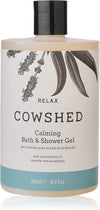 Cowshed Bath & Shower Gel 500ml | Relax Calming Body Wash for Women & Men | Natural Body Wash, No Parabens | Hydrating Vegan Shower Gel with Lavender
