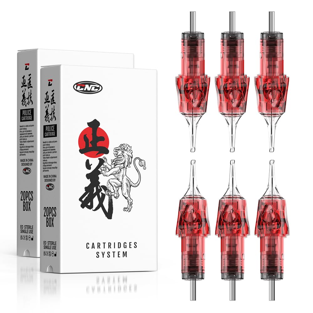CNC 40Pcs Tattoo Cartridges Needles Disposable Mixed #10 Bugpin Round Liner Shader 3RL 5RL 7RL 9RL 7RS 9RS Tattoo Needles EN04R-40KIT-DG