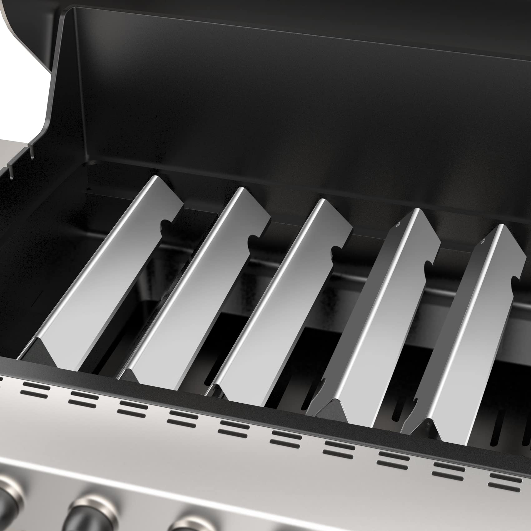 onlyfire Stainless Steel Flavorizer Bars for Weber Genesis II E310, LX E-340 / S-340?Heat Plate Flavor Bars Gas Grill Replacement for Weber Genesis II