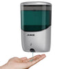 AIKE Automatic Soap Dispenser, 650 ML Large Capacity, Wall Mounted, Commercial, Model AK1216, Silver