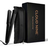 CLOUD NINE The Wide Iron Hair Straightener Gift Set | Ceramic Floating Plates Cushion Spring Flex Technology | Variable Temperature Control 100?C -