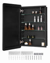 VEVOR Medicine Cabinet, 20 x 30 inch, Medicine Cabinet for Bathroom with Mirror, Aluminum Frame Bathroom Wall Cabinet, 4-layer Adjustable Shelves,