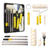 AHDXKUE Paint Roller Set, Paint Rollers and Trays Sets with 5 Roller Sleeve, Roller Sets for Painting with Extension Pole, Microfiber Roller Cover for