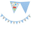Kiddiwinks Partyware Paper Bunting 2.5m - Boy Design