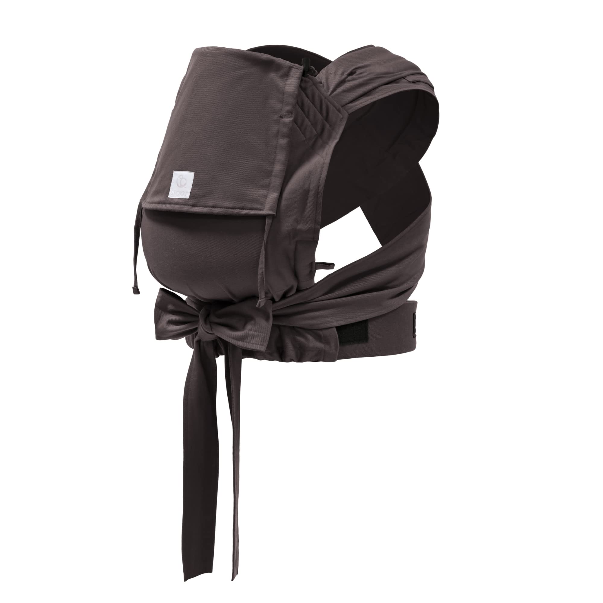Stokke Limas Carrier, Espresso Brown - Newborn Half-Buckle Baby Carrier - Ergonomic with Adjustable Features - Three Carrying Options - Safe from