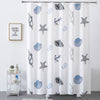 Whoiy Shower Curtain for Bathroom with Hooks Peva Bath Curtain for Wet Room Bathtub Shower Stall Big Size 300x200CM