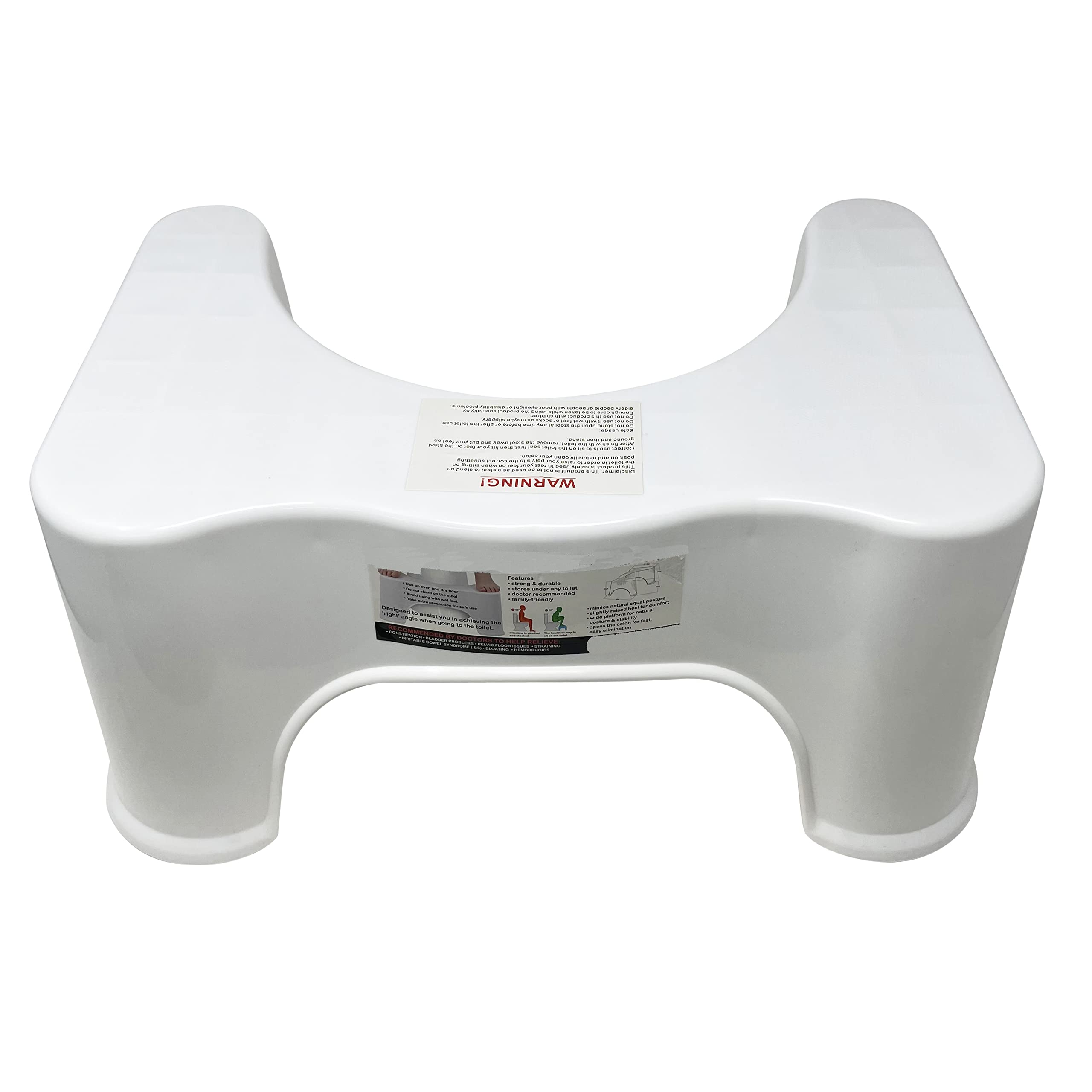 Toilet Squatty Stool Squatting Toilet Stool Non Slip Bathroom Step Up Stool Relieves Constipation, Bloating Easier Relief Toilet Stool Proper Toilet